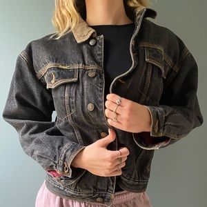 Vintage Black Denim Jacket